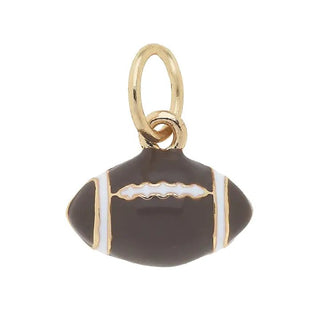 3 - D Football Charm in Brown - Annie Jack TX