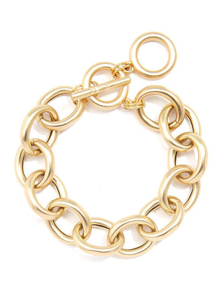 Matte Cable Chain Bracelet - Annie Jack TX