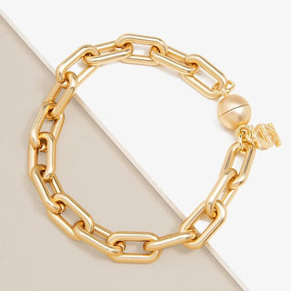 Chunky Link Magnetic Close Bracelet - Annie Jack TX