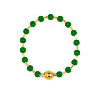Glass Bead Magnet Bracelet - Annie Jack TX