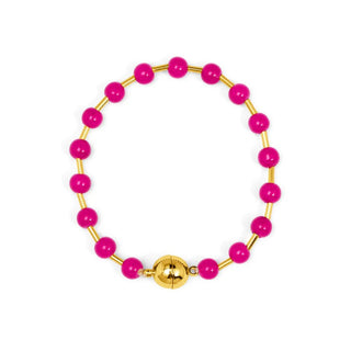 Glass Bead Magnet Bracelet - Annie Jack TX