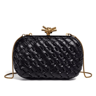 Bonsoir Woven Clutch - Annie Jack TX