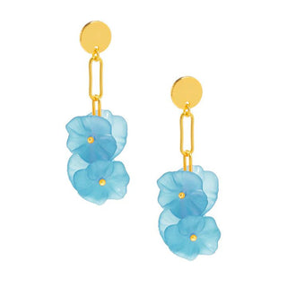 Lotus Leaf Chain Drop Earring - Annie Jack TX