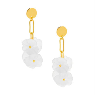 Lotus Leaf Chain Drop Earring - Annie Jack TX