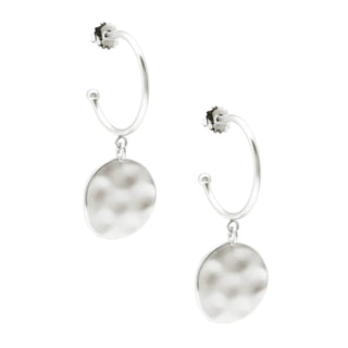 Medallion Charm Hoop Earring - Annie Jack TX