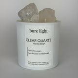 Clear Quartz  Candle