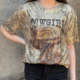 Cowgirl  Sequin Top