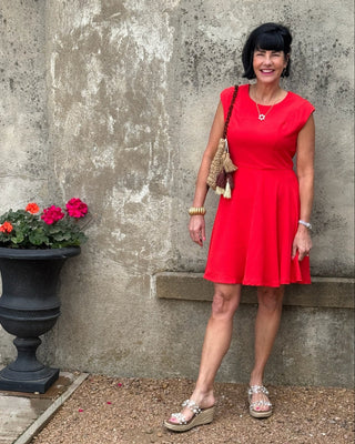 Classic Cap Sleeve Dress - Annie Jack TX