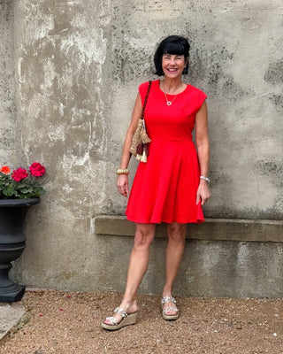 Classic Cap Sleeve Dress - Annie Jack TX