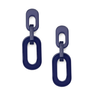 Resin Cable Chain Drop Earring - Annie Jack TX