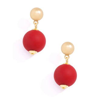 Resin Bead Drop Earring - Annie Jack TX