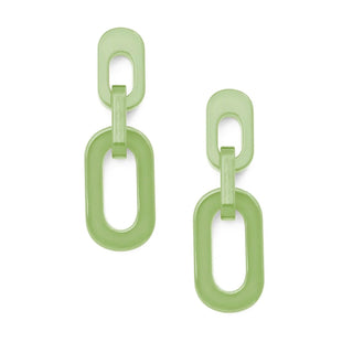 Resin Cable Chain Drop Earring - Annie Jack TX