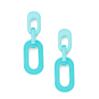 Resin Cable Chain Drop Earring - Annie Jack TX