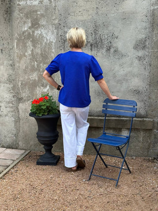 3/4 Cuff Sleeve Top - Annie Jack TX