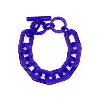 Resin Cable Chain Toggle Bracelet - Annie Jack TX