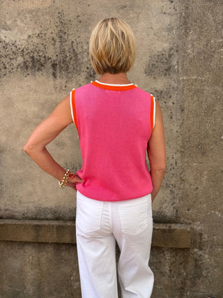 ANNIE JACK Pearl Pink Vest - Annie Jack TX