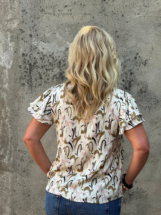 Butterfly Sleeve Whimsical Top - Annie Jack TX