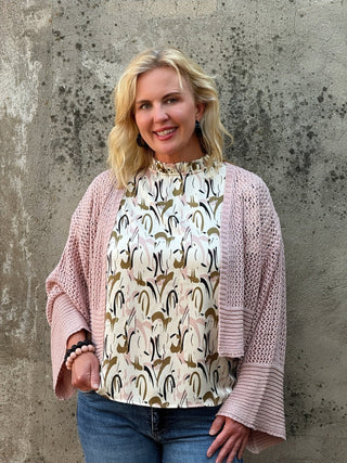 Open Weave Bolero Cardigan - Annie Jack TX