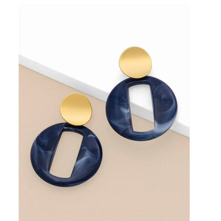 Marbled Pendant Drop Earring - Annie Jack TX