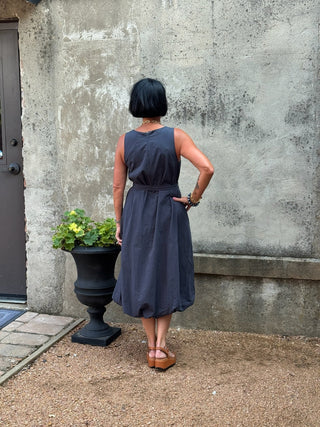 Sleeveless A Line Bubble Hem Dress - Annie Jack TX