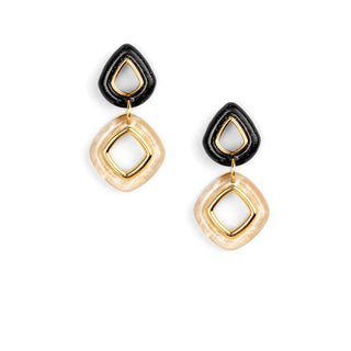 Teardrop Resin Frame Earring - Annie Jack TX