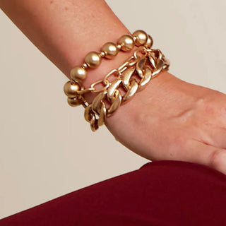 Mixed Media Toggle Bracelet - Annie Jack TX