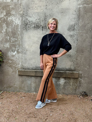 Boat Neck Soft Long Sleeve Top - Annie Jack TX