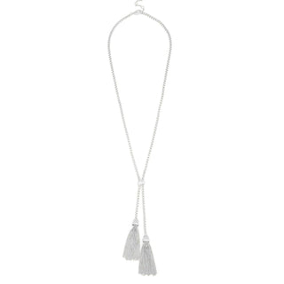 Double Fringe Lariat Long Necklace - Annie Jack TX