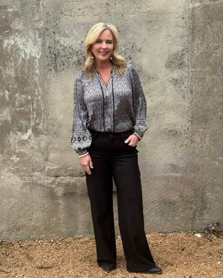 Jodi Ponte High Rise Wide Leg - Annie Jack TX