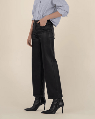 Meg High Rise Fab Ab Black Coated - Annie Jack TX