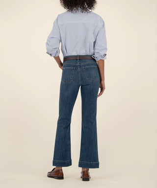 Kelsey High Rise Fab Ab Ankle Flare Wide Hem - Annie Jack TX