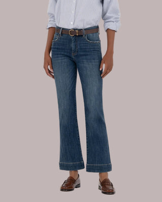 Kelsey High Rise Fab Ab Ankle Flare Wide Hem - Annie Jack TX