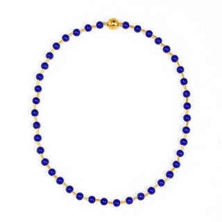 Game Day Glass Bead Necklace with Magnetic Closure - Annie Jack TX