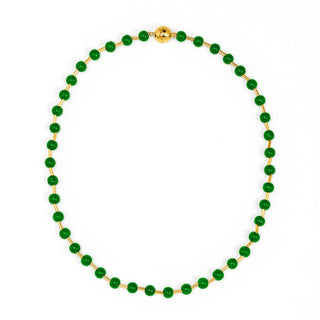 Game Day Glass Bead Necklace with Magnetic Closure - Annie Jack TX