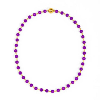 Game Day Glass Bead Necklace with Magnetic Closure - Annie Jack TX