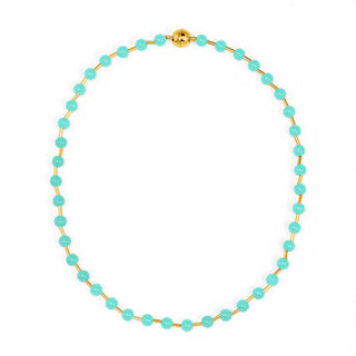 Game Day Glass Bead Necklace with Magnetic Closure - Annie Jack TX