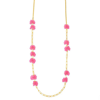 Lotus Leaf Long Necklace - Annie Jack TX