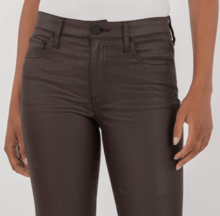 Kelsey High Rise Ankle Flare Raw Hem - Annie Jack TX