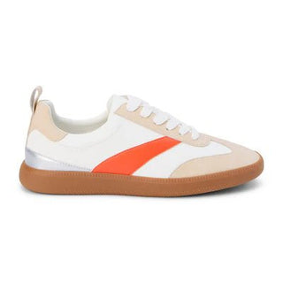 Low Top Sneaker w/Orange Stripe - Annie Jack TX