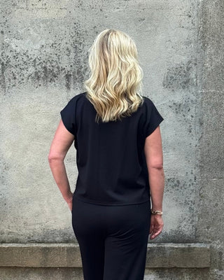 Athleisure Cap Sleeve Top - Annie Jack TX