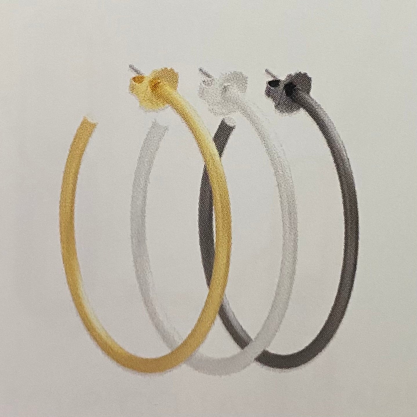 EARRING Thin Hoop E2658 - Annie Jack TX