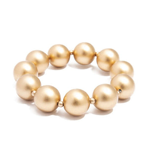 Chunky Matte Stretch Bracelet - Annie Jack TX
