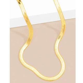 Single Strand Snake Chain Collar Necklace - Annie Jack TX