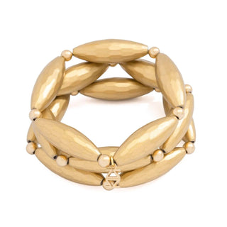 Three Strand Spindle Bracelet - Annie Jack TX