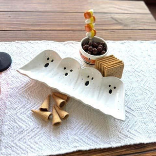 Glow Ghost Tidbit & Tray Set - Annie Jack TX