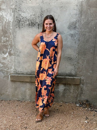 7/8/24 Abby Floral Navy - Annie Jack TX