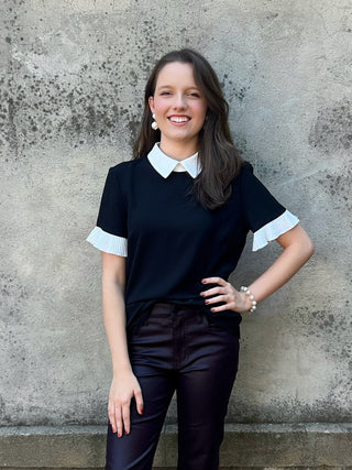 9/9 Emily B&W Top - Annie Jack TX