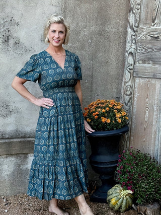 9/30/24 Leah Teal Dress - Annie Jack TX