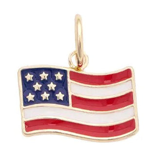 American Flag Charm - Annie Jack TX