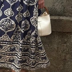Zante Bamboo Handle Handbag - Annie Jack TX